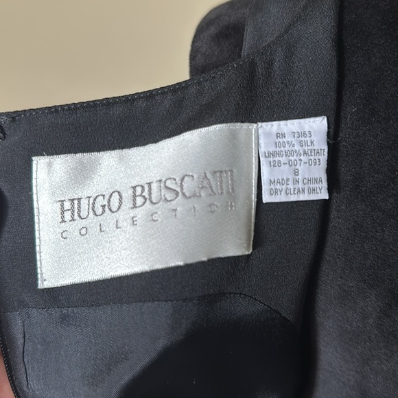 EUC HUGO BUSCATI silk dress 8 - Picture 3 of 5
